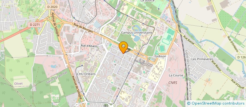 localisation de l'entreprise MONSIEUR ABDOUL KARIM GUEREHANOV  ORLEANS