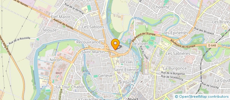 localisation de l'entreprise MONSIEUR ABDOUL KARIM KABA à NIORT