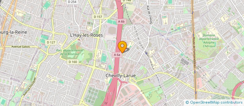 localisation de l'entreprise MONSIEUR ABDOUL KARIM KARAMOKO  L'HAY-LES-ROSES