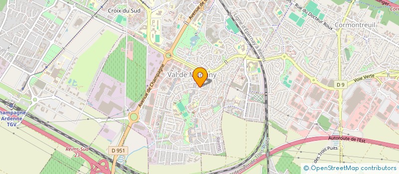 localisation de l'entreprise MONSIEUR ABDOUL-KARIM MBAYE  REIMS