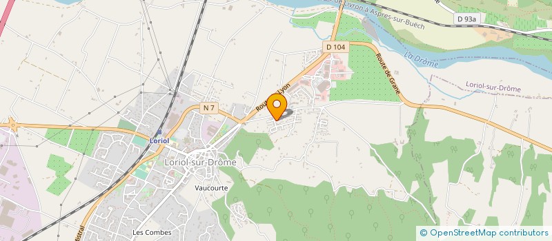 localisation de l'entreprise MONSIEUR ABDOUL-KARIM MROIVILI  LORIOL-SUR-DROME