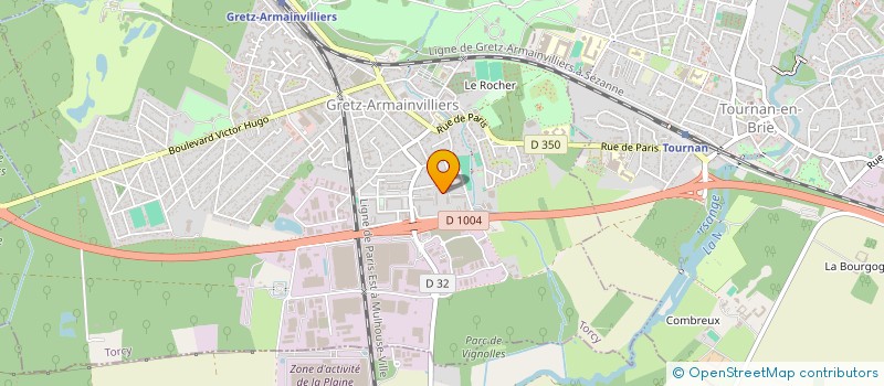 localisation de l'entreprise MONSIEUR ABDOUL KARIM SOW  BAILLY-ROMAINVILLIERS