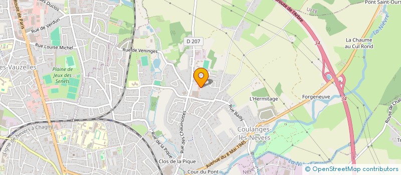 localisation de l'entreprise MONSIEUR ABDOUL KARIM SYLLA  COULANGES-LES-NEVERS