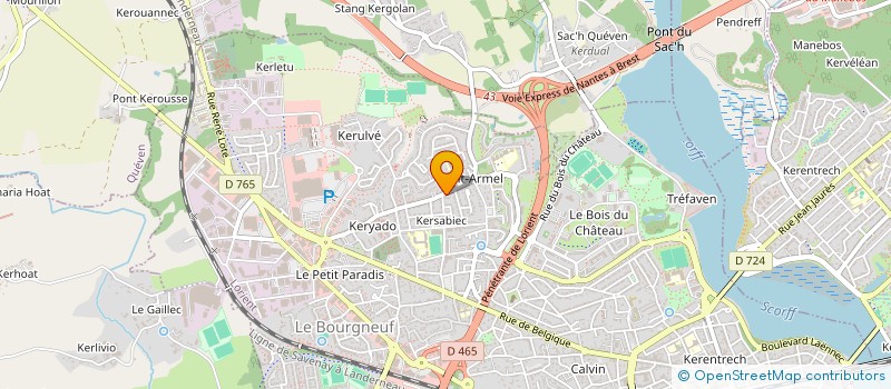 localisation de l'entreprise MONSIEUR ABDOUL KHADRE SARR  LORIENT