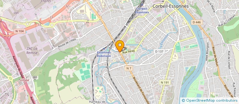 localisation de l'entreprise MONSIEUR ABDOUL KONATE à CORBEIL-ESSONNES