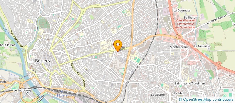 localisation de l'entreprise MONSIEUR ABDOUL KONATE  BEZIERS