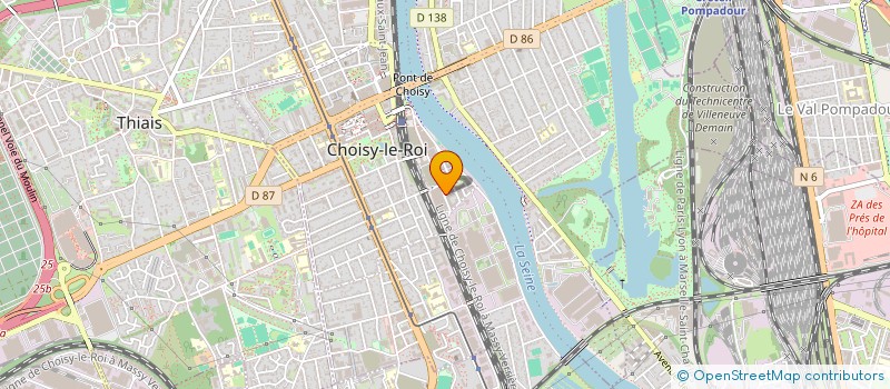 localisation de l'entreprise MONSIEUR ABDOUL MAGASSOUBA  CHOISY-LE-ROI