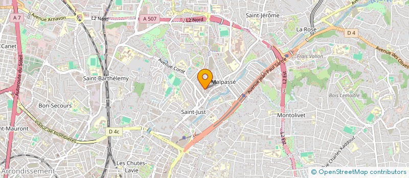 localisation de l'entreprise MONSIEUR ABDOUL MOURCHIDI  MARSEILLE