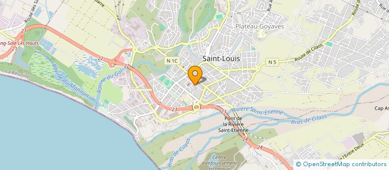 localisation de l'entreprise MONSIEUR ABDOUL MOUSSA  SAINT-LOUIS