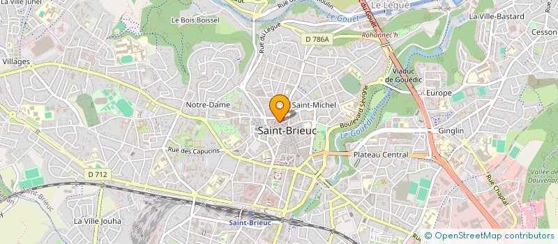 localisation de l'entreprise MONSIEUR ABDOUL NGALIEMA NGANZULU à SAINT-BRIEUC