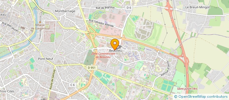 localisation de l'entreprise MONSIEUR ABDOUL NIANG  POITIERS