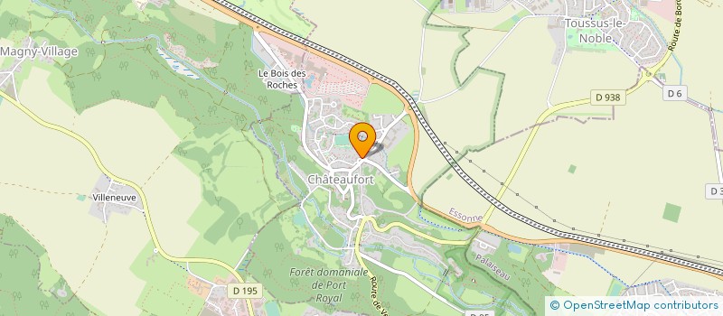 localisation de l'entreprise MONSIEUR ABDOUL RACHID DERRA  CHATEAUFORT