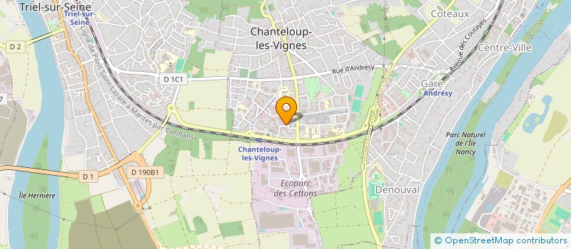 localisation de l'entreprise MONSIEUR ABDOUL RAHAMANE KONE  CHANTELOUP-LES-VIGNES