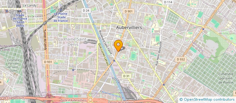 localisation de l'entreprise MONSIEUR ABDOUL RAHAMATOULLA à AUBERVILLIERS