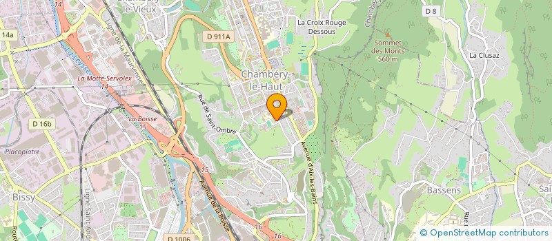 localisation de l'entreprise MONSIEUR ABDOUL RAZACK SOSSAH GABRIEL à CHAMBERY