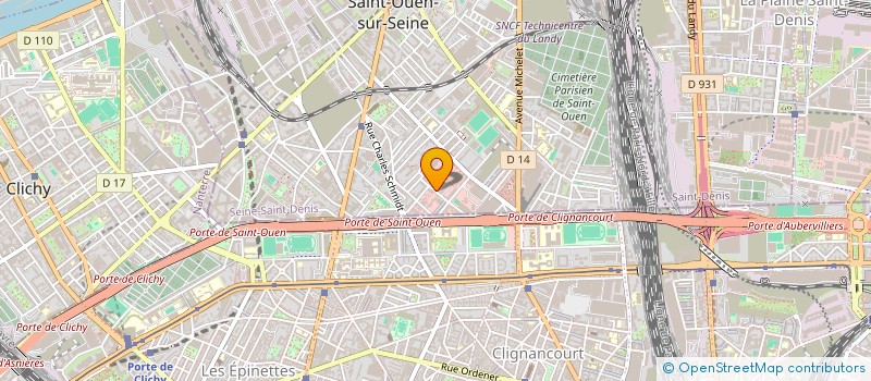 localisation de l'entreprise MONSIEUR ABDOUL SOW à SAINT-OUEN-SUR-SEINE