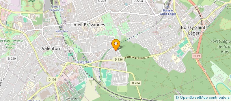 localisation de l'entreprise MONSIEUR ABDOUL TOURE  LIMEIL-BREVANNES