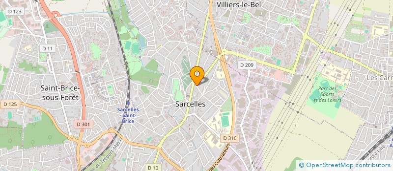 localisation de l'entreprise MONSIEUR ABDOULA DIABIRA  SARCELLES