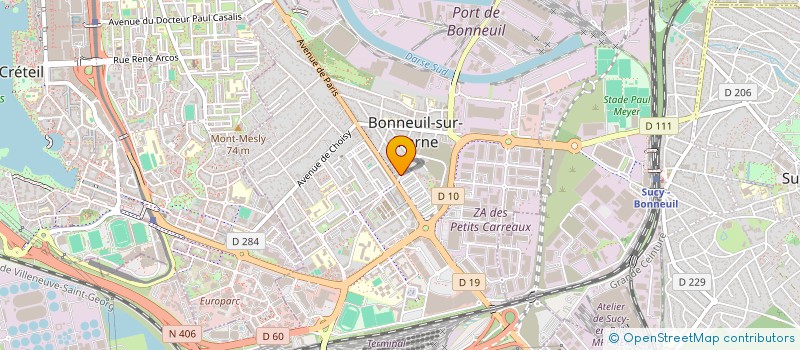 localisation de l'entreprise MONSIEUR ABDOULA WAGUE  BONNEUIL-SUR-MARNE