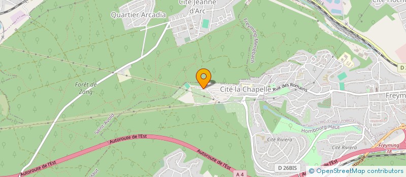 localisation de l'entreprise MONSIEUR ABDOULAH AMROUSS  HOMBOURG HAUT