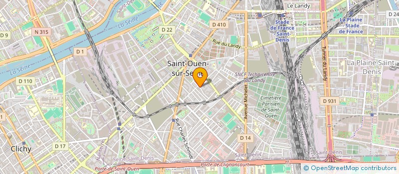 localisation de l'entreprise MONSIEUR ABDOULAH BENDJEBBOUR à SAINT-OUEN-SUR-SEINE