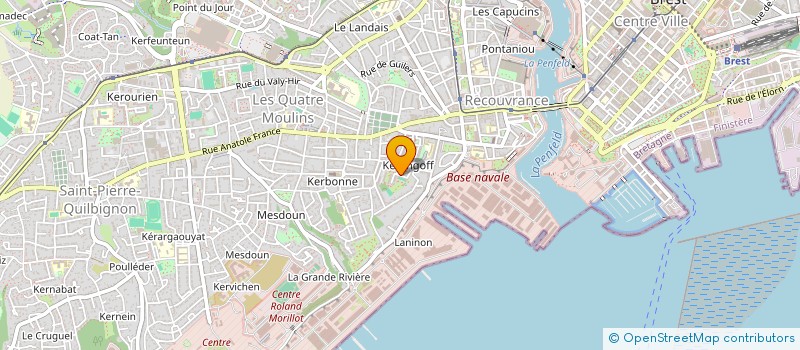 localisation de l'entreprise MONSIEUR ABDOULAHI OUATTARA à BREST
