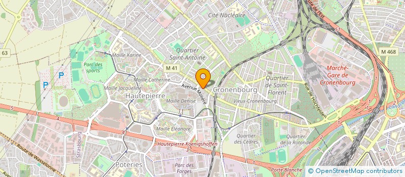 localisation de l'entreprise MONSIEUR ABDOULASIROU ISSA  STRASBOURG