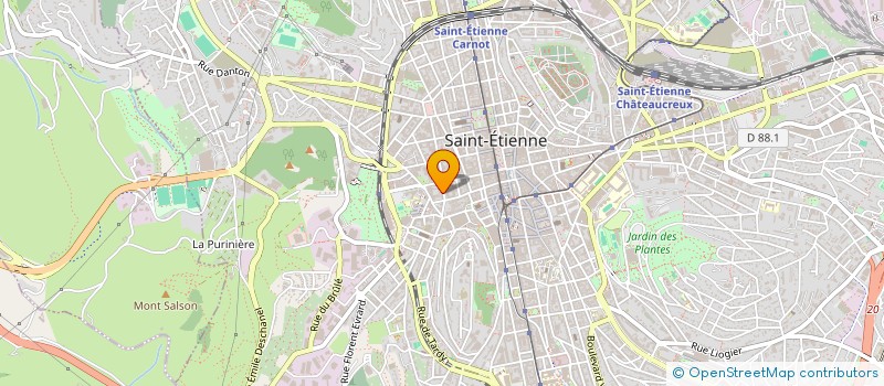 localisation de l'entreprise MONSIEUR ABDOULATIF AINENAS  SAINT-ETIENNE