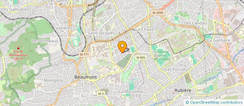 localisation de l'entreprise MONSIEUR ABDOULATIF ATTOUMANI  CLERMONT-FERRAND