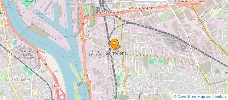 localisation de l'entreprise MONSIEUR ABDOULATUF BOURA  SAINT-FONS