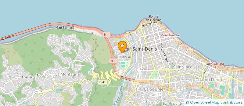localisation de l'entreprise MONSIEUR ABDOULATUF ZOUBERI à SAINT-DENIS