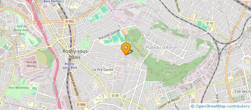 localisation de l'entreprise MONSIEUR ABDOULAYE AGNE à ROSNY-SOUS-BOIS