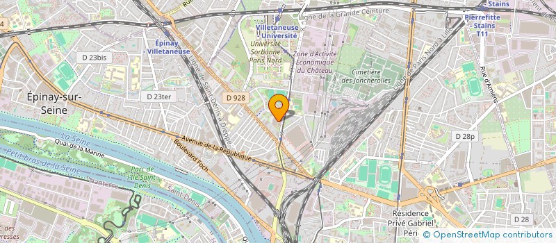 localisation de l'entreprise MONSIEUR ABDOULAYE ASSALIHA TOURE  VILLETANEUSE