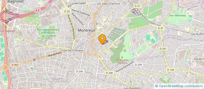 localisation de l'entreprise MONSIEUR ABDOULAYE BA à MONTREUIL
