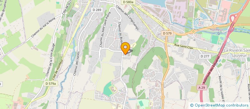 localisation de l'entreprise MONSIEUR ABDOULAYE BA  HONFLEUR