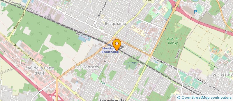 localisation de l'entreprise MONSIEUR ABDOULAYE BA  MONTIGNY-LES-CORMEILLES