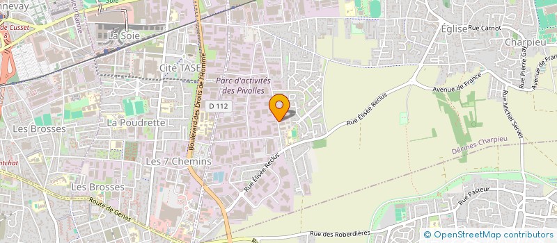 localisation de l'entreprise MONSIEUR ABDOULAYE BAH  DECINES-CHARPIEU