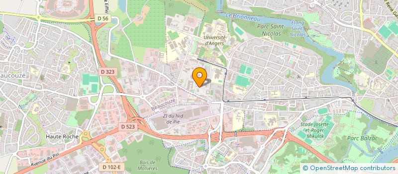 localisation de l'entreprise MONSIEUR ABDOULAYE BAH à ANGERS