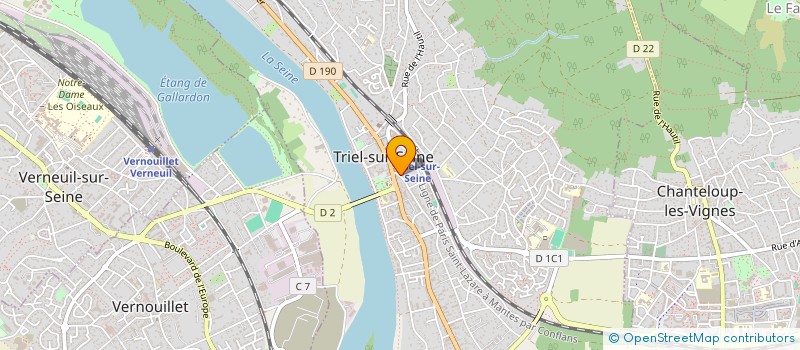 localisation de l'entreprise MONSIEUR ABDOULAYE BAH  TRIEL-SUR-SEINE