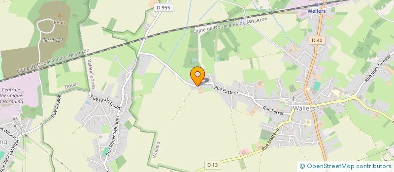 localisation de l'entreprise MONSIEUR ABDOULAYE BALDE  WALLERS