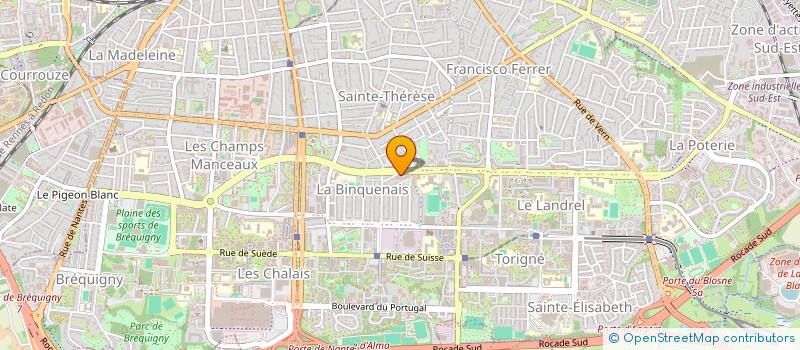 localisation de l'entreprise MONSIEUR ABDOULAYE BALDE  RENNES