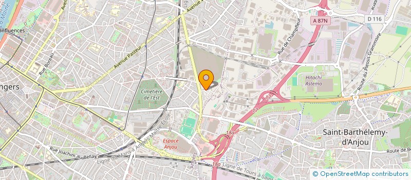 localisation de l'entreprise MONSIEUR ABDOULAYE BANGOURA à ANGERS