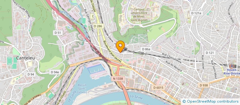 localisation de l'entreprise MONSIEUR ABDOULAYE BARRY  ROUEN