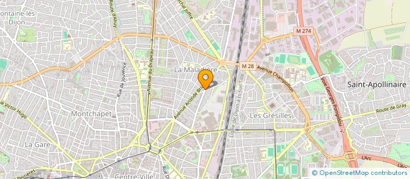 localisation de l'entreprise MONSIEUR ABDOULAYE BAYE à DIJON