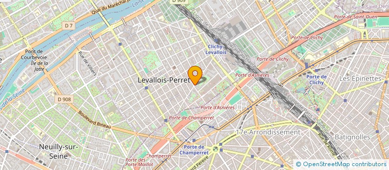localisation de l'entreprise MONSIEUR ABDOULAYE CAMARA à LEVALLOIS-PERRET