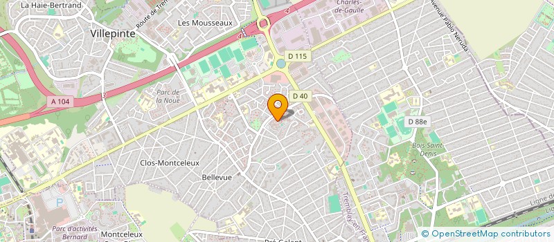 localisation de l'entreprise MONSIEUR ABDOULAYE CAMARA à VILLEPINTE