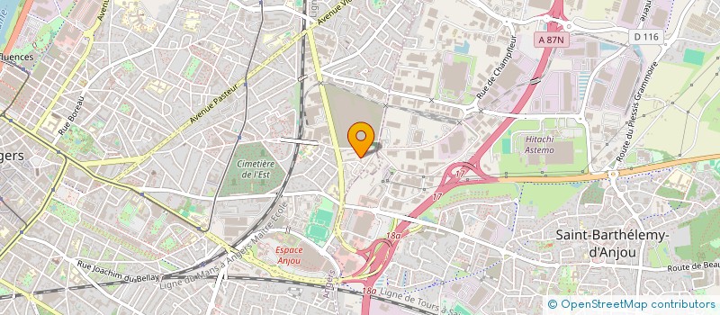 localisation de l'entreprise MONSIEUR ABDOULAYE CISSE à ANGERS