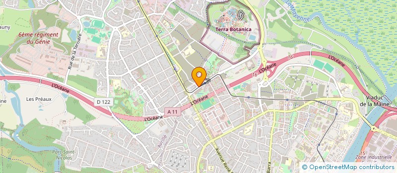 localisation de l'entreprise MONSIEUR ABDOULAYE CISSE  ANGERS