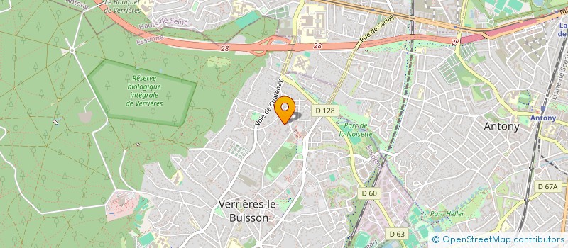 localisation de l'entreprise MONSIEUR ABDOULAYE COULIBALY à VERRIERES-LE-BUISSON