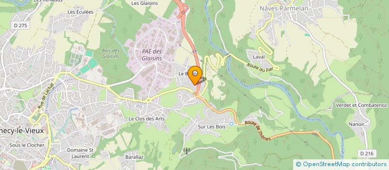 localisation de l'entreprise MONSIEUR ABDOULAYE COULIBALY à ANNECY